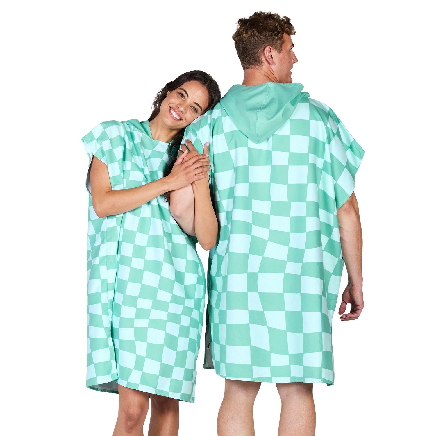 Dock & Bay Poncho - Adults - Check Mate – Dock & Bay US