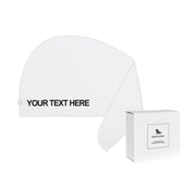 Dock & Bay Hair Wraps - Crystal White - Customized Embroidery Personalized for You