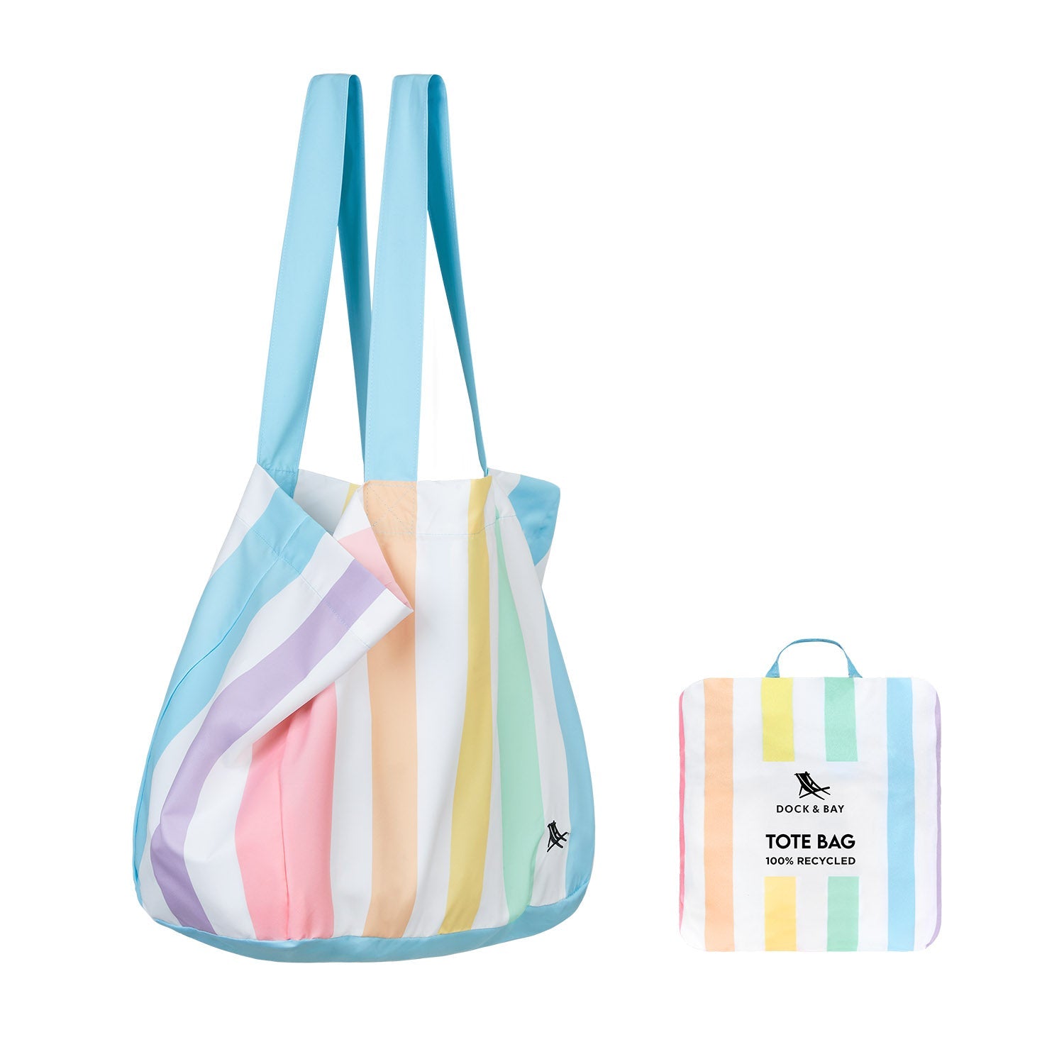 Dock & Bay Everyday Beach Tote Bag - Unicorn Waves