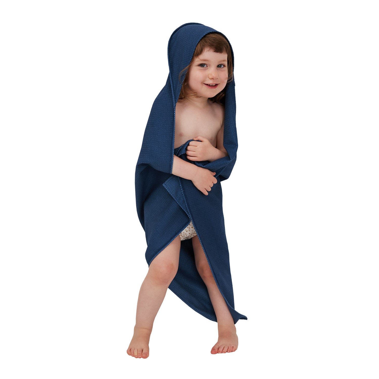 Dock & Bay Baby Hooded Towels - Midnight Navy