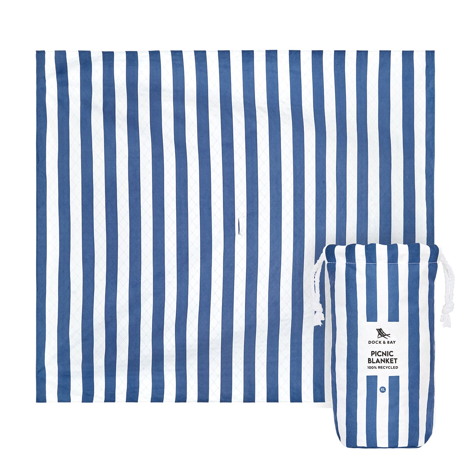 Dock & Bay Beach & Picnic Blanket - Whitsunday Blue