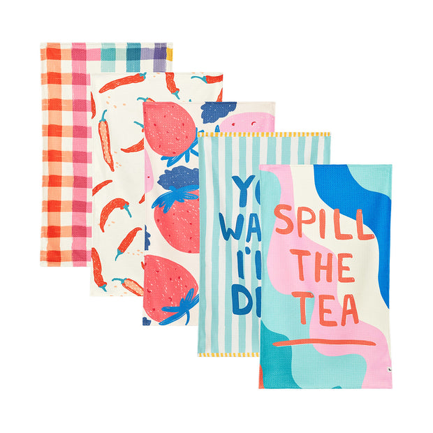 dock and bay tea towels