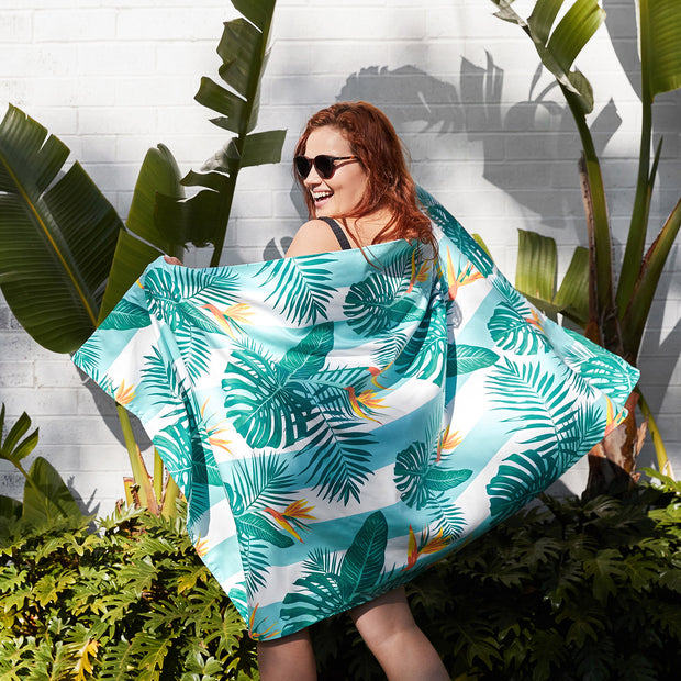 dock and bay towels beach