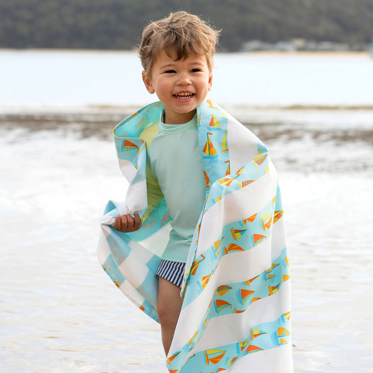 Sand Free Kids Beach Towel - Oh Buoy - Dock & Bay – Dock & Bay US