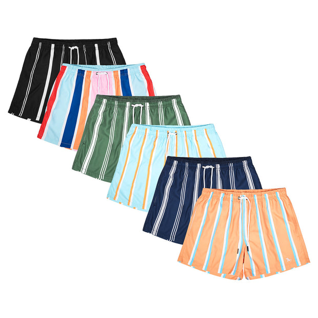Swim Shorts - Pinstripes - Looking Fly - Outlet