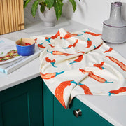 dock and bay tea towel