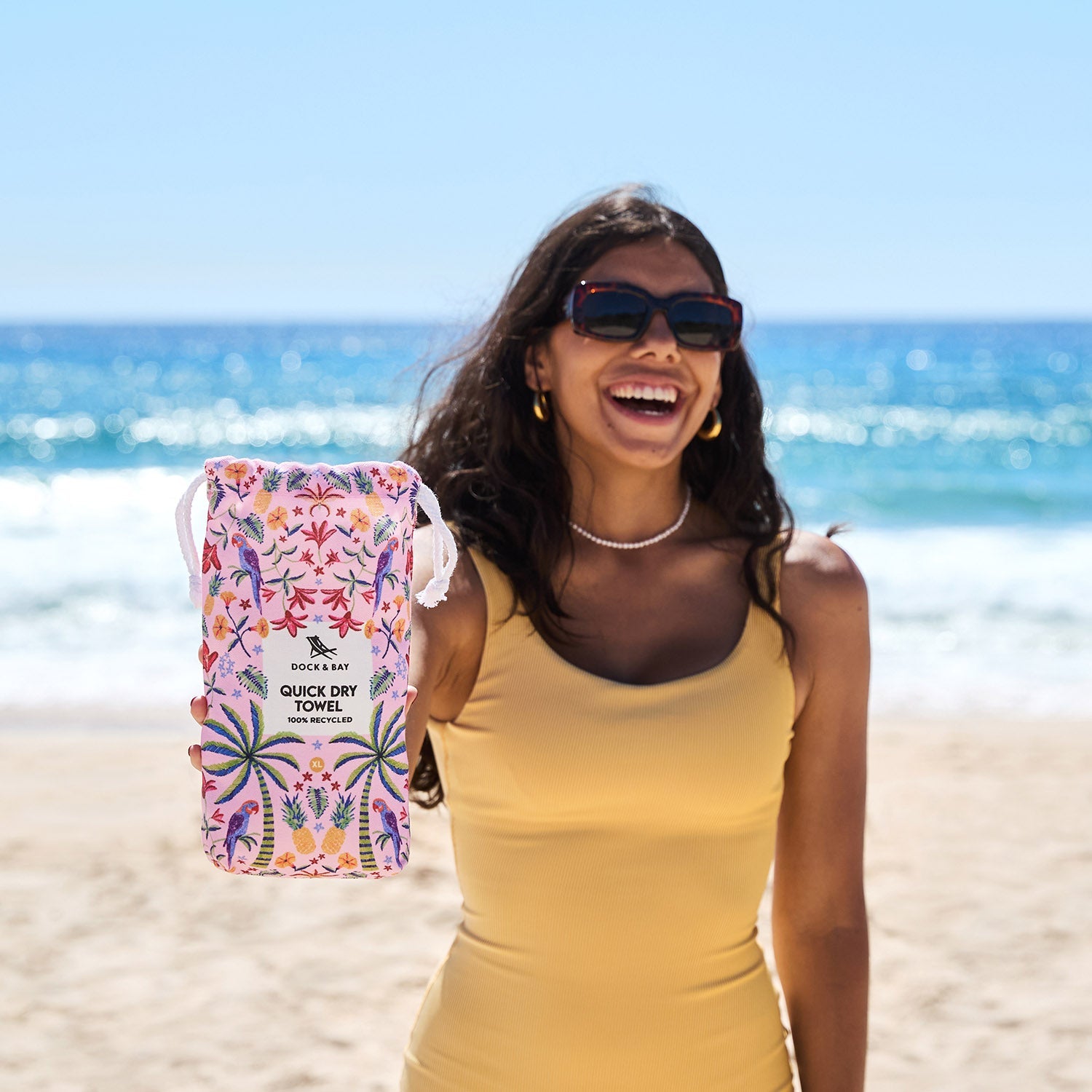Dock & Bay Quick Dry Towel - Pink Paradise – Dock & Bay US