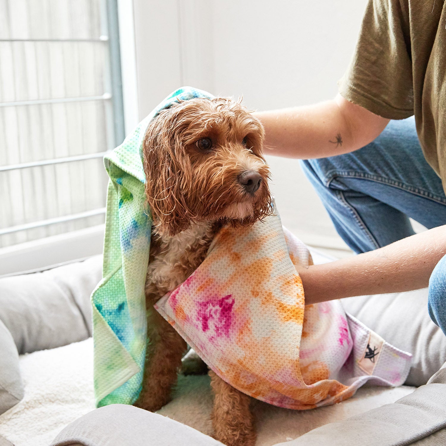 Dock & Bay Dog Towel - Sunset Splash – Dock & Bay US