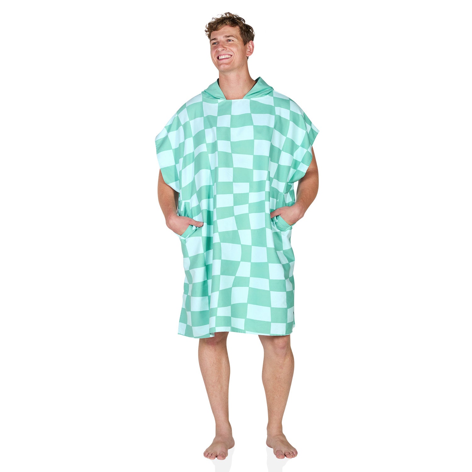 Dock & Bay Poncho - Adults - Check Mate – Dock & Bay US