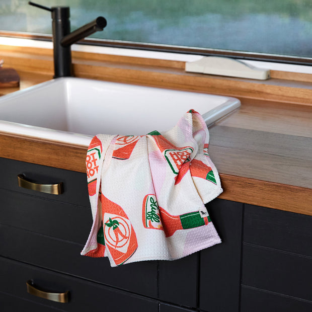 dock and bay tea towels