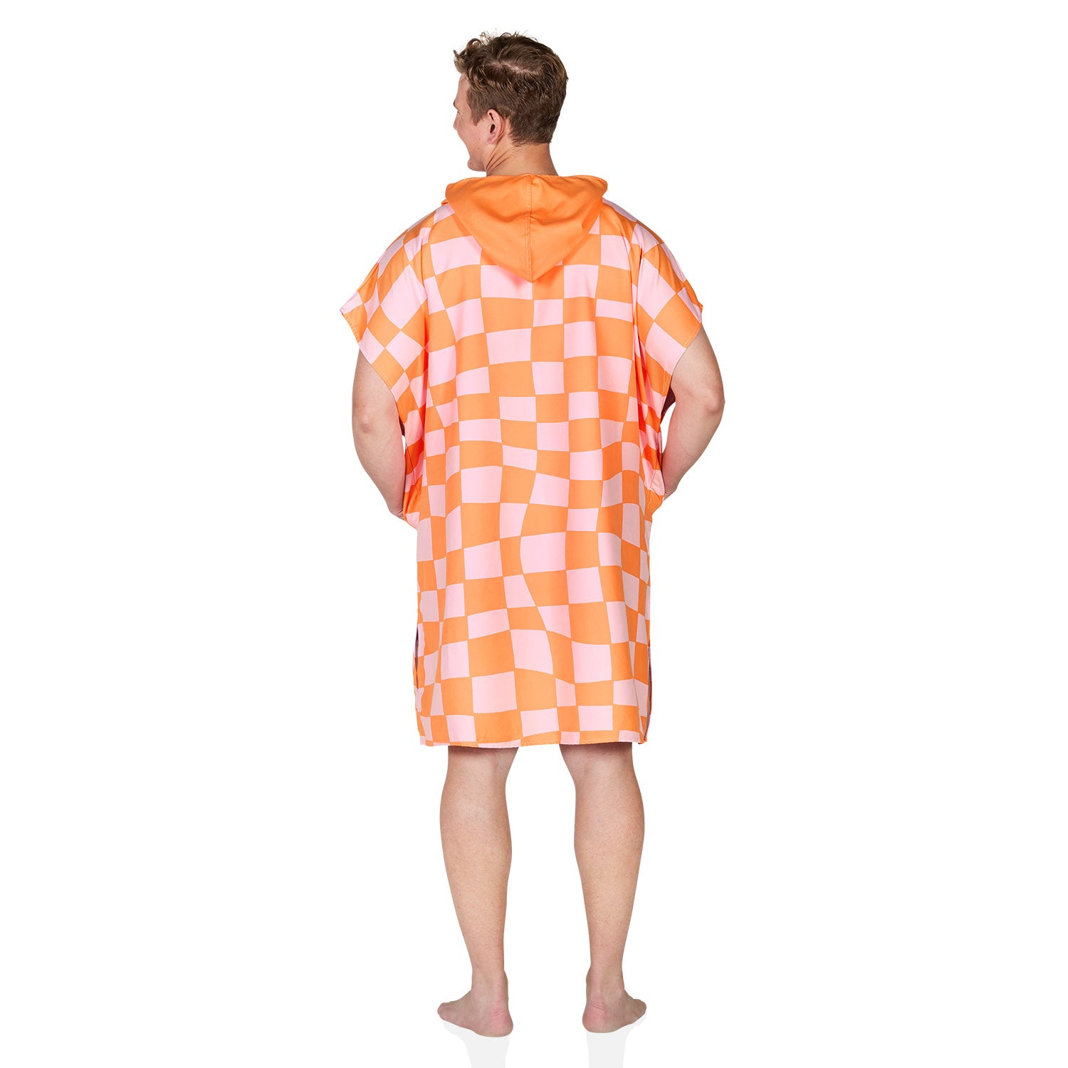 Dock & Bay Poncho - Adults - Groovy Check – Dock & Bay US