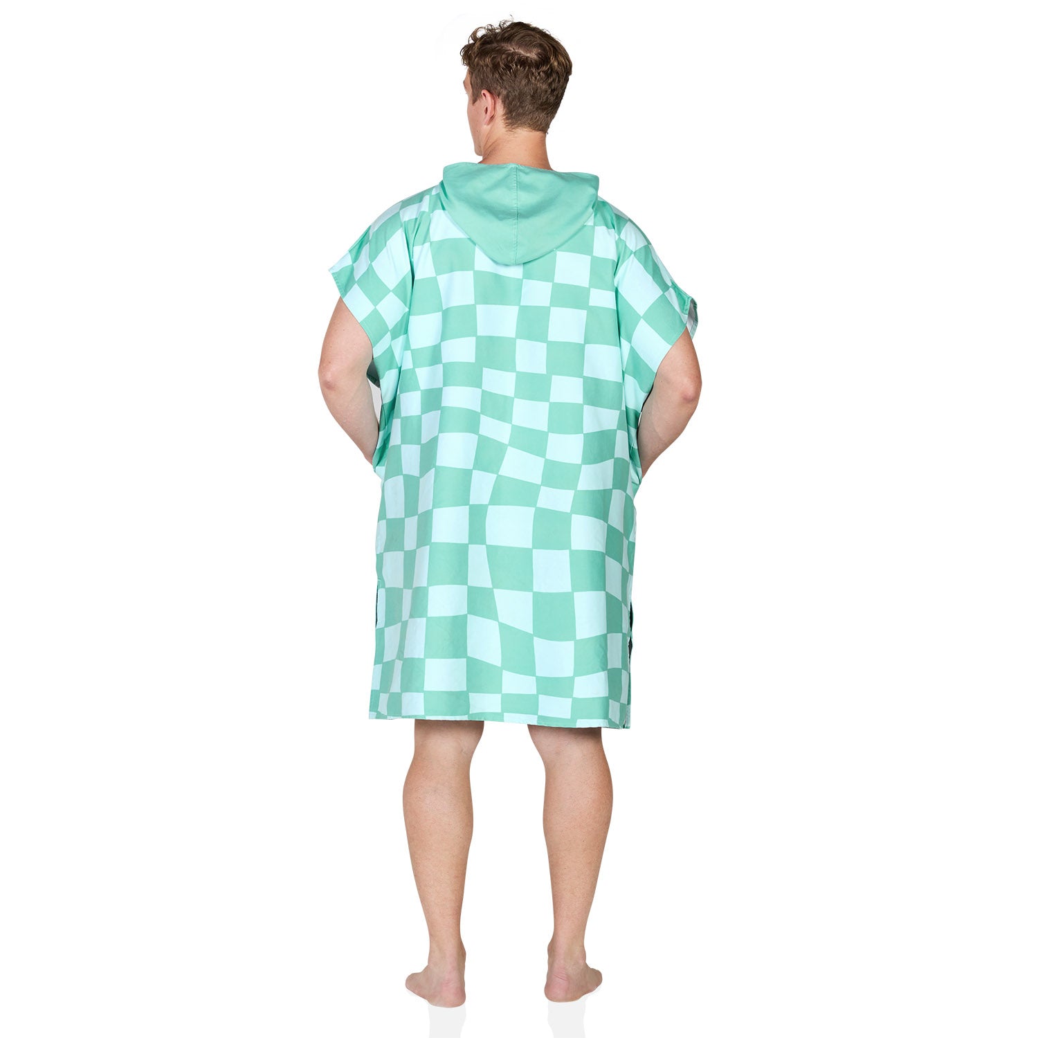 CLANE クラネ　WIDE CHECK PONCHO Dock & Bay Poncho - Adults - Check Mate – Dock & Bay US