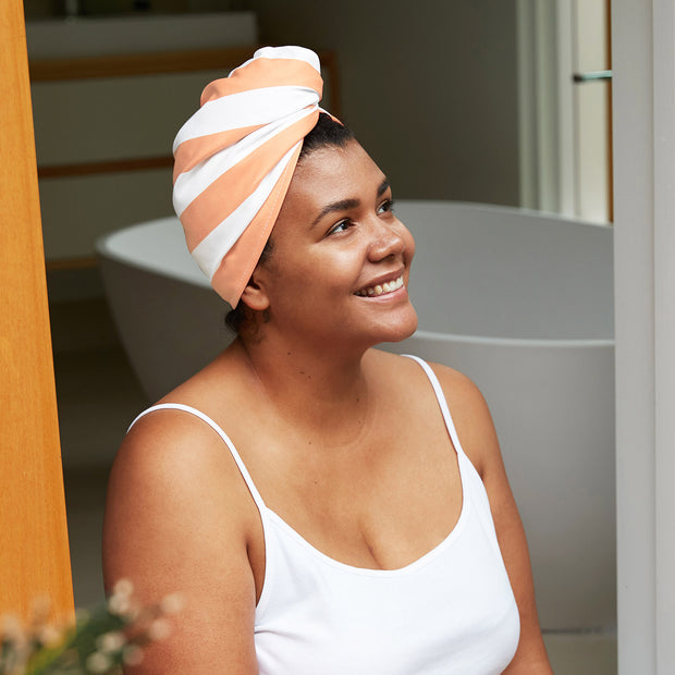 dock and bay hair wraps suede