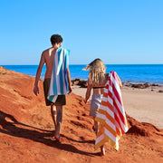 dock and bay towels beach