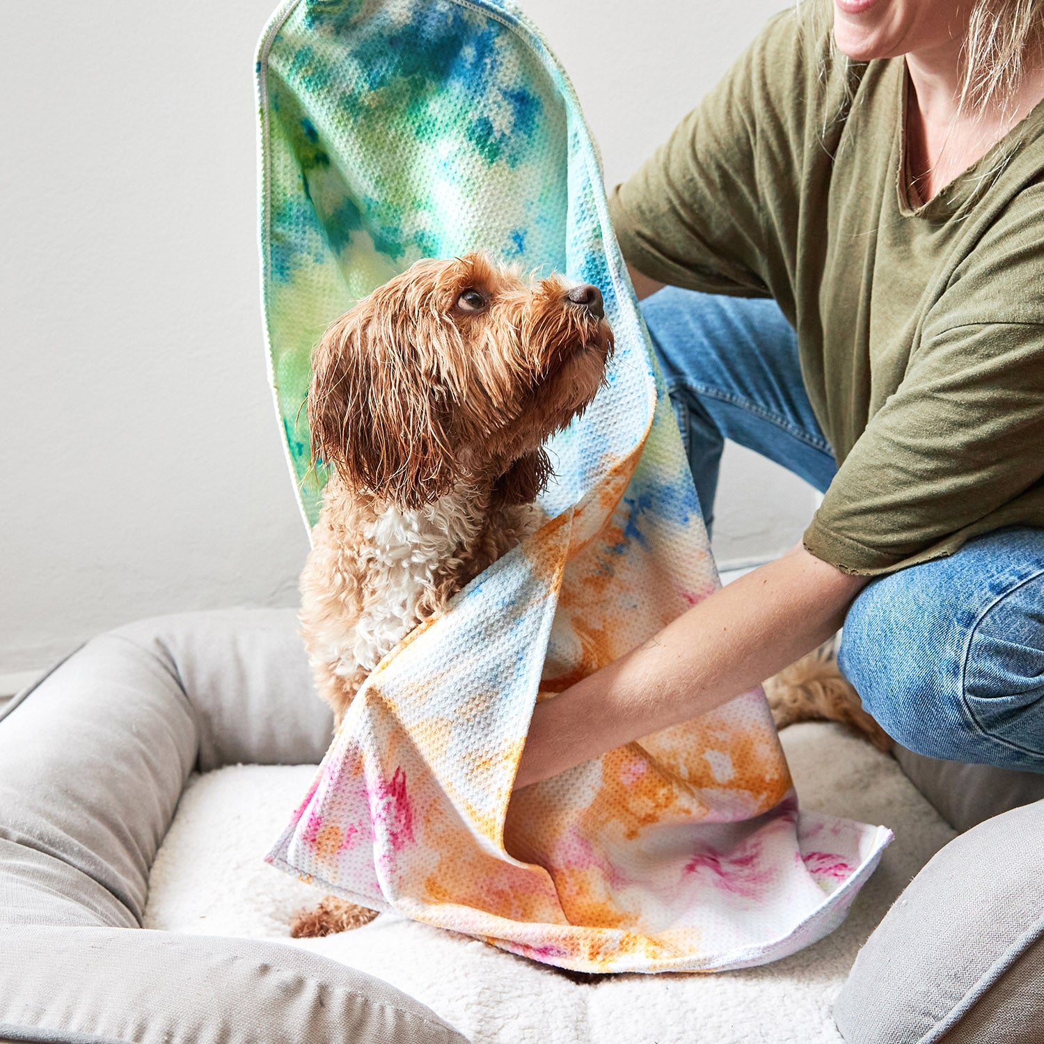 Dock & Bay Dog Towel - Sunset Splash – Dock & Bay US