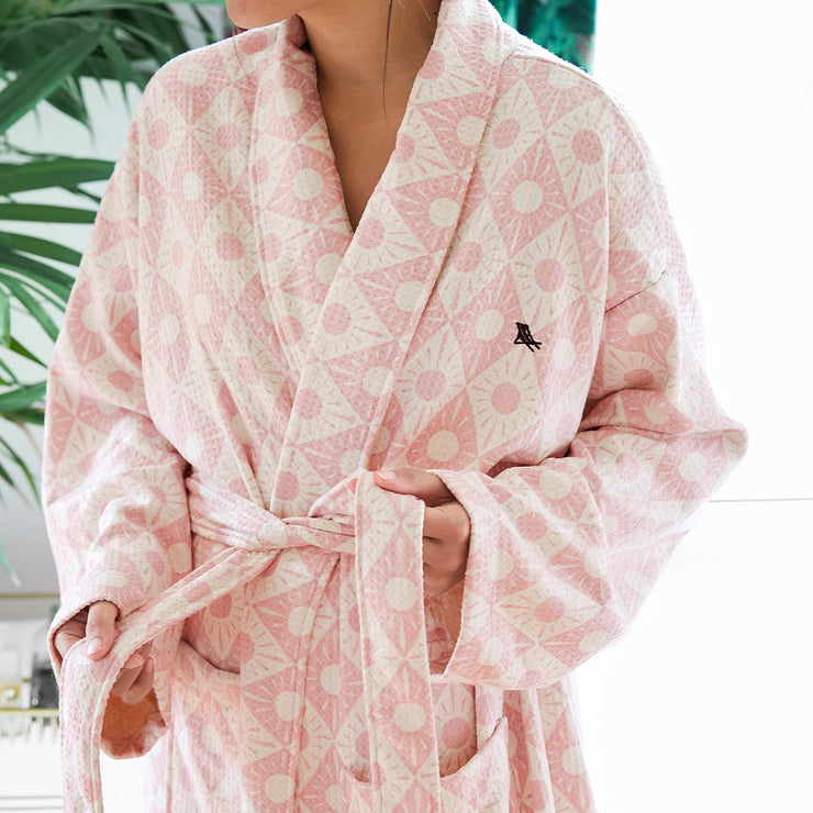 Dock Bay Bath Robe, Size: Medium / Large, Pink