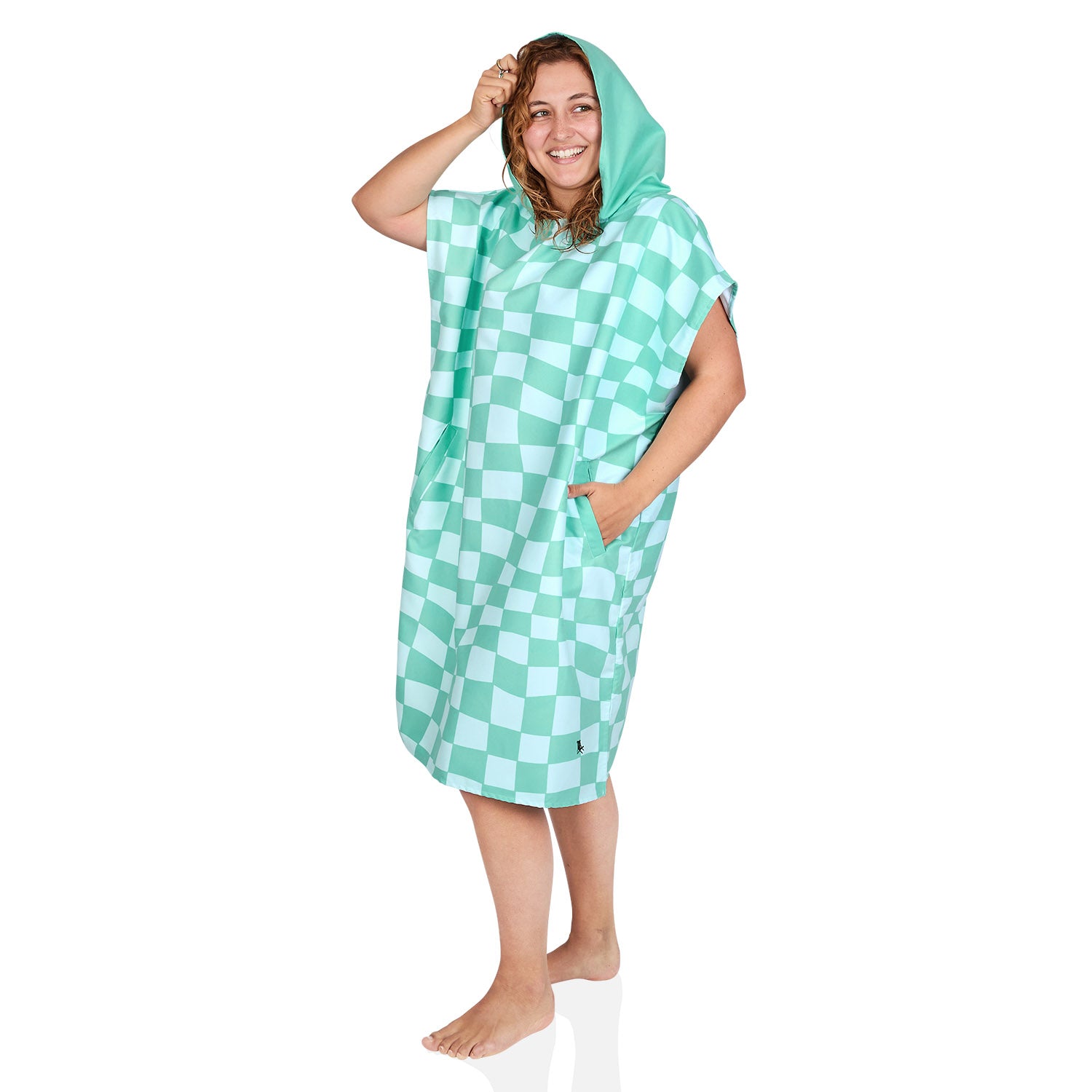 Dock & Bay Poncho - Adults - Check Mate – Dock & Bay US