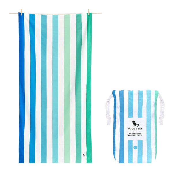 dock and bay towels beach