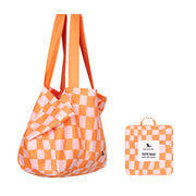 Dock & Bay Foldaway Tote Bags - Groovy Check