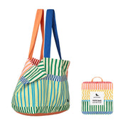 Dock & Bay Foldaway Tote Bags - Stripe Up Your Life - Outlet