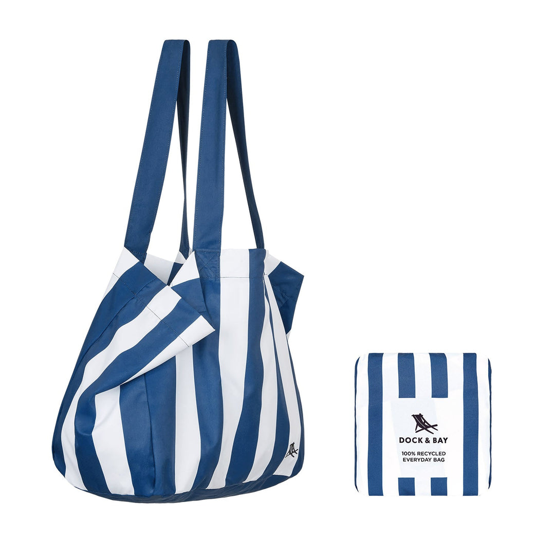 Dock Bay Everyday Beach Tote Bag Whitsunday Blue Dock Bay US