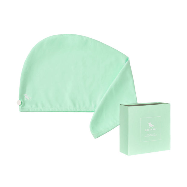 Dock & Bay Hair Wrap - Quick Dry Hair Towel - Daintree Green