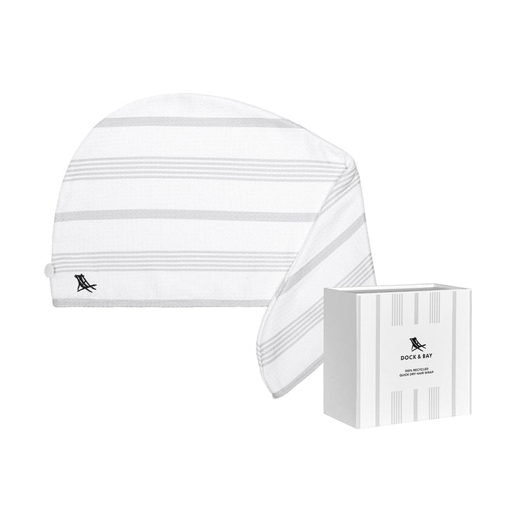 Dock & Bay Quick Dry Hair Wrap - Home - Jasmine White