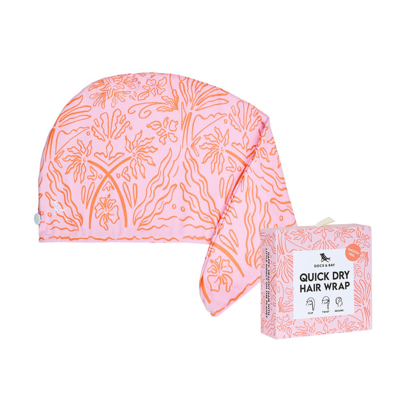 Hair Wrap - Palm Peach