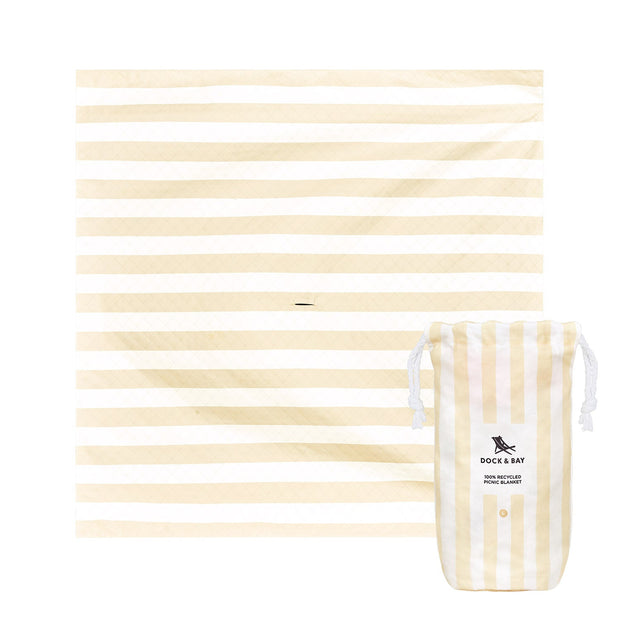 Dock & Bay Picnic Blanket - Bora Bora Beige - Outlet