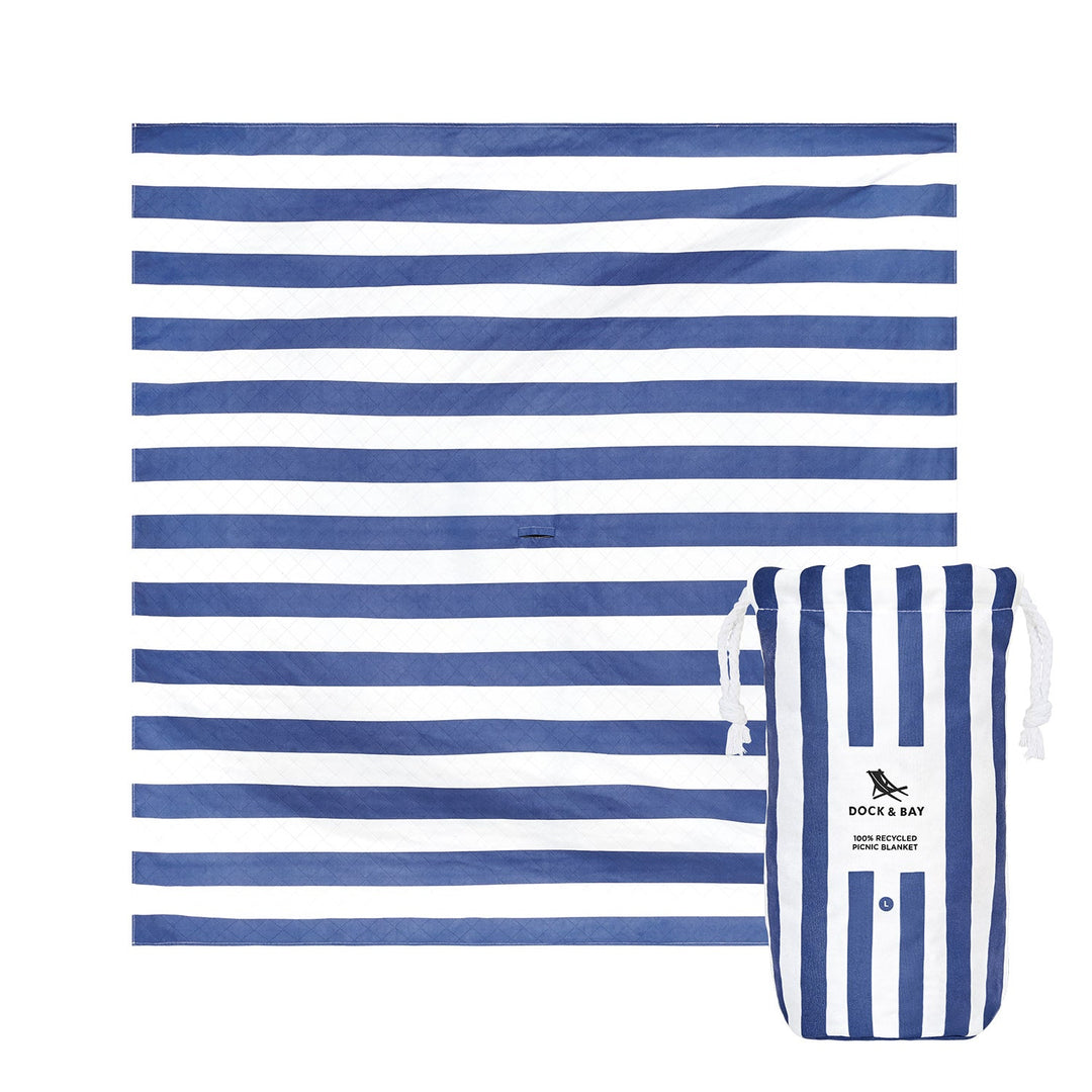 Dock Bay Picnic Blanket Whitsunday Blue