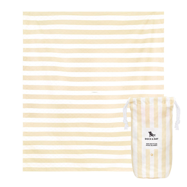 Dock & Bay Picnic Blanket - Bora Bora Beige - Outlet