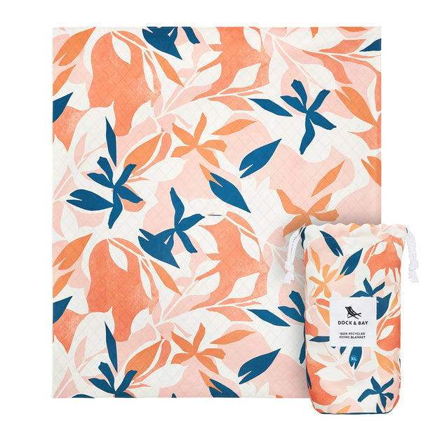 Dock & Bay Picnic Blanket - Terracotta Tropics - Outlet