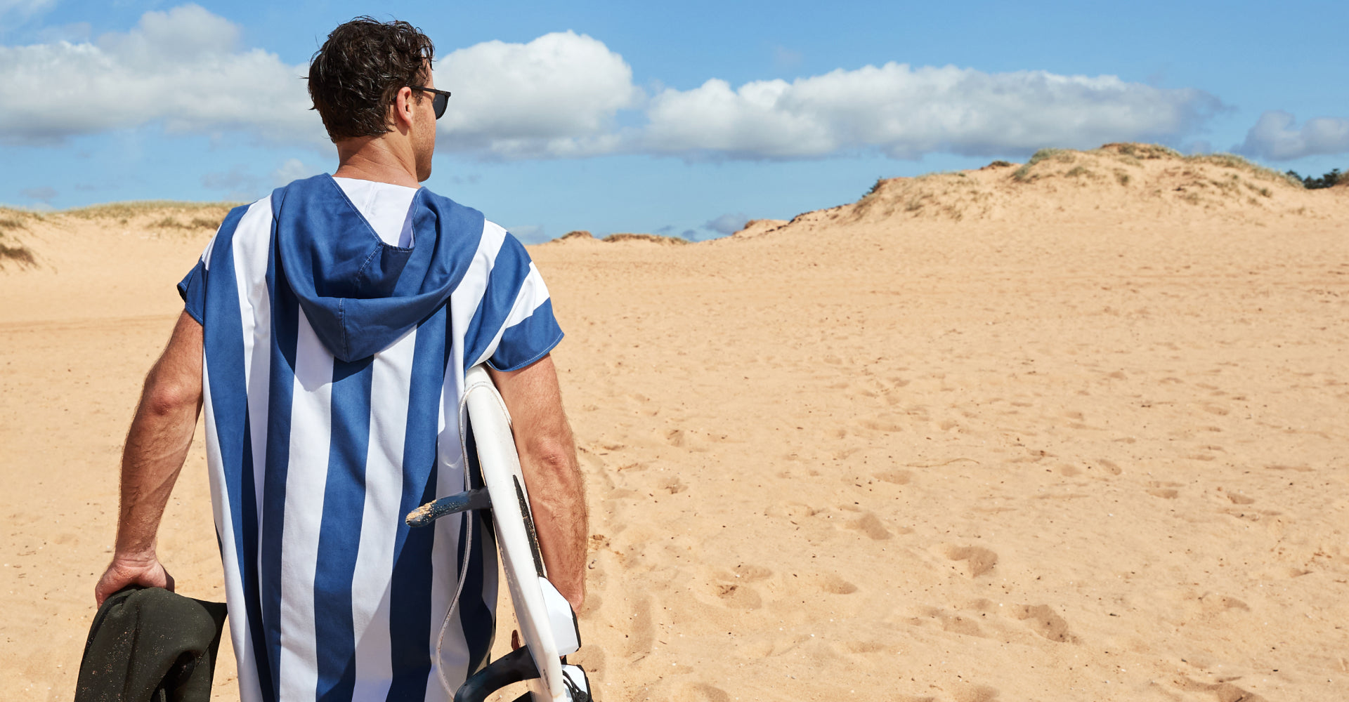 Dock & Bay Poncho - Adults - Whitsunday Blue - Outlet