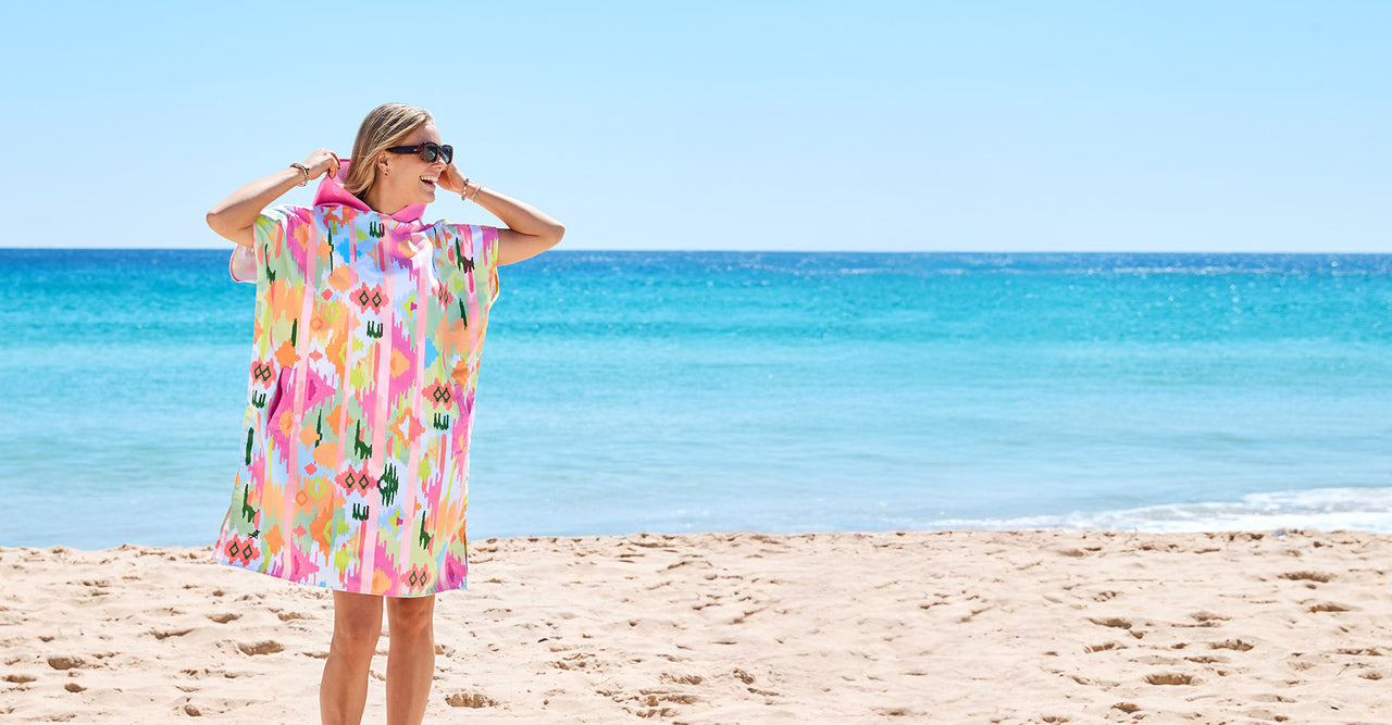 Dock & Bay Poncho - Adults - Ibiza Glow