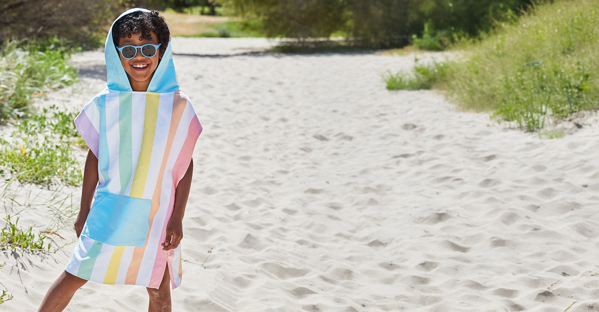 Dock & Bay Poncho - Kids - Unicorn Waves