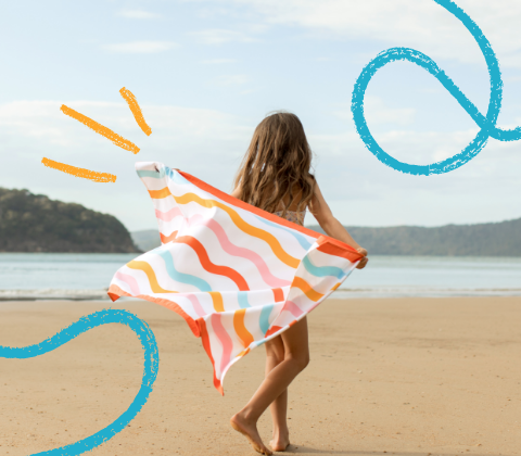 Surf brand beach towels cheap