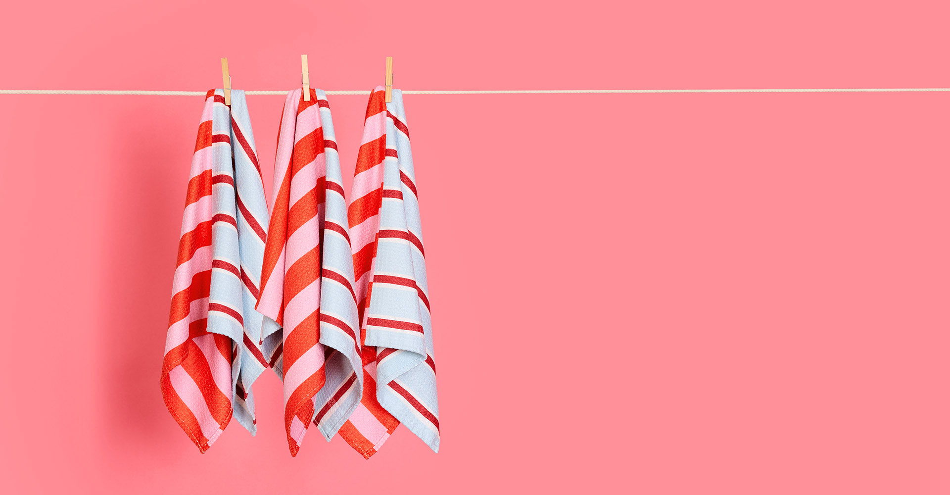 Tea Towel - Strawberry Pop Trio