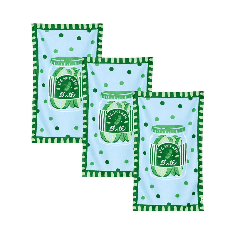 Tea Towel - Not a Big Dill Trio