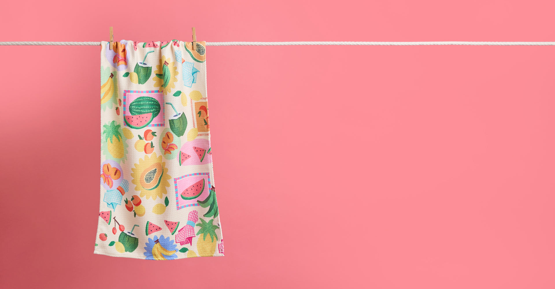 Dock & Bay Tea Towel - Tropical Punch