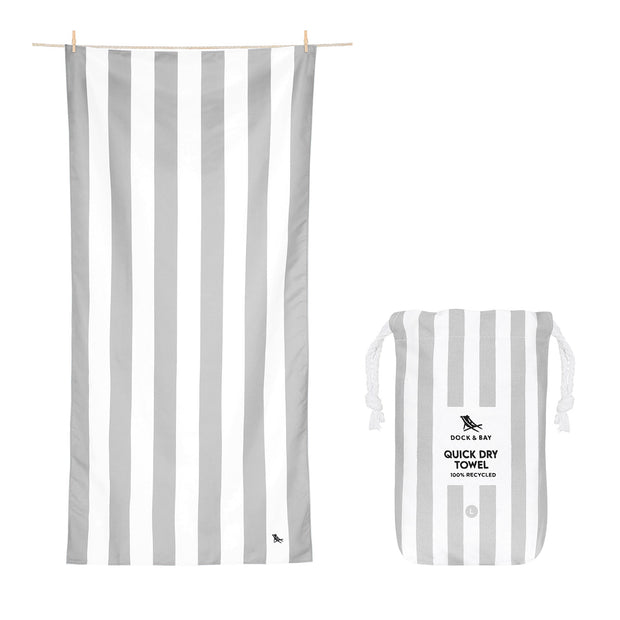 Dock & Bay Quick Dry Towel - Goa Grey