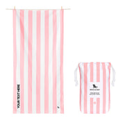 Dock & Bay Quick Dry Towels - Malibu Pink - Customized Embroidery Personalized for You