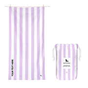 Dock & Bay Quick Dry Towels - Lombok Lilac - Customized Embroidery Personalized for You