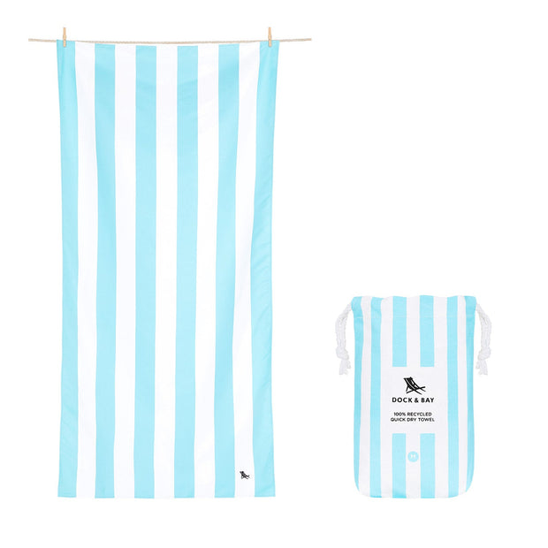Dock & Bay Kids Beach Towels - Tulum Blue