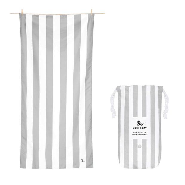 Dock & Bay Quick Dry Towel - Goa Grey