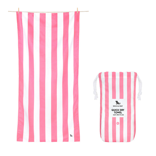 Dock & Bay Quick Dry Towel - Phi Phi Pink