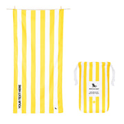 Dock & Bay Quick Dry Towels - Boracay Yellow - Customized Embroidery Personalized for You