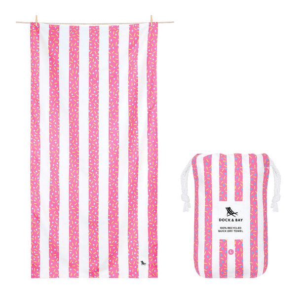 Dock & Bay Quick Dry Towels - Cupcake Sprinkles - Outlet