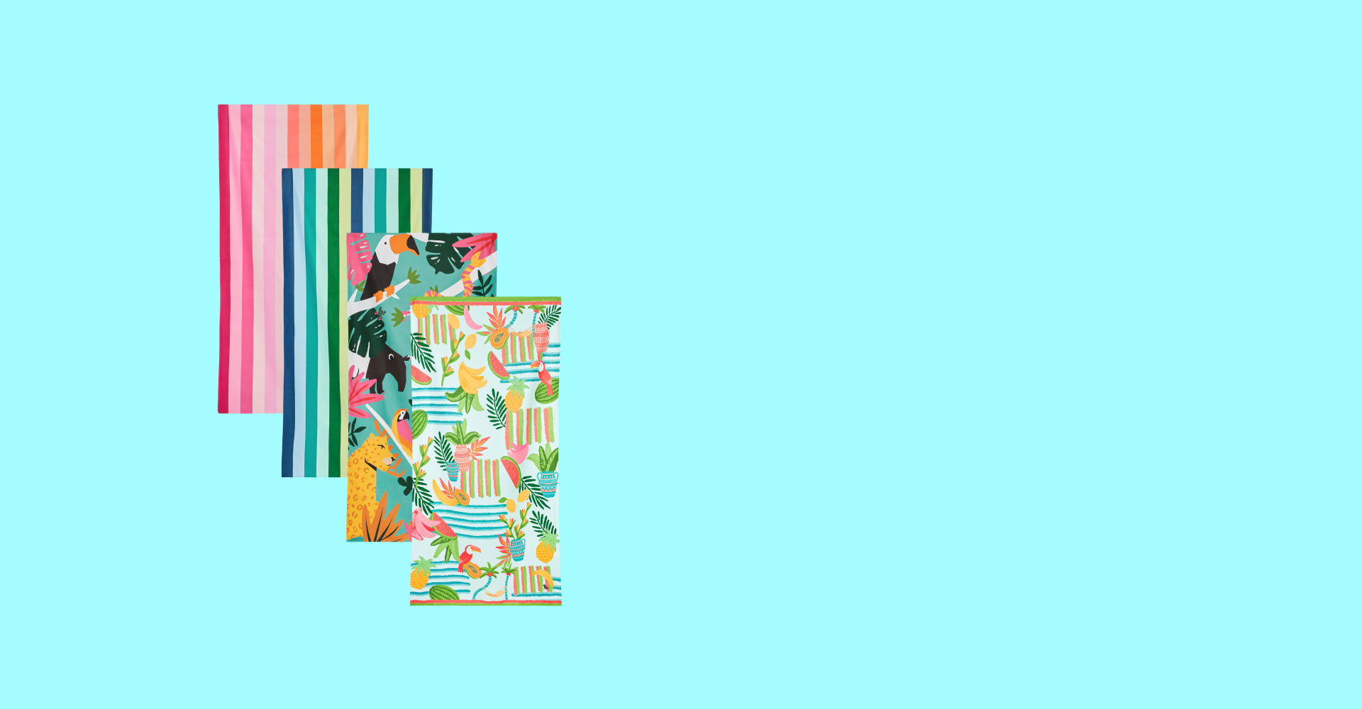 Dock & Bay Quick Dry Towels - Havana Cabana (Set of 4)