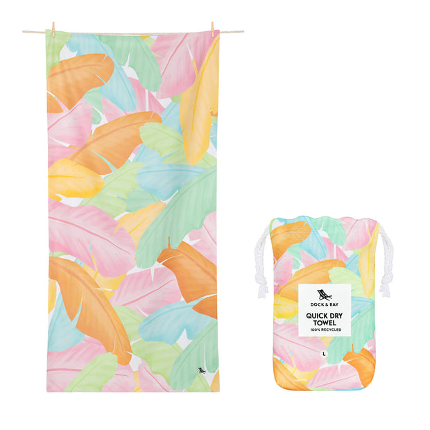 Dock & Bay Quick Dry Towels - Sugar Palms - Outlet
