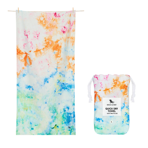 Dock & Bay Quick Dry Towel - Sunset Splash - Outlet